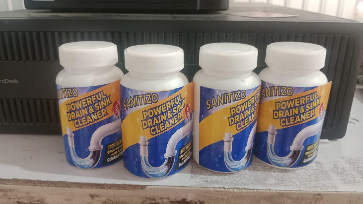 Sanitizo Powerful Drain & Sink Cleaner Powder (Buy 1 Get 3 Free )