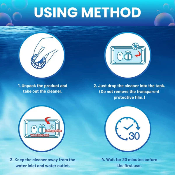 Automatic Toilet Seat Cleaner Tablets