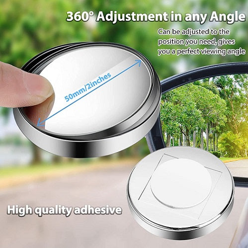 360° Adjustable Blind Spot Mirror (Car Combo Pack)