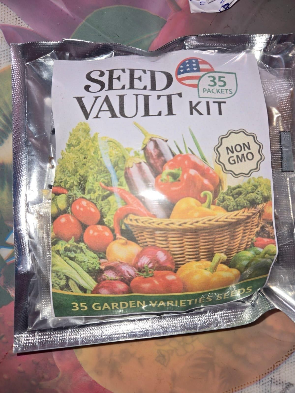 Heirloom Veggie Seed Kit 35 Pack