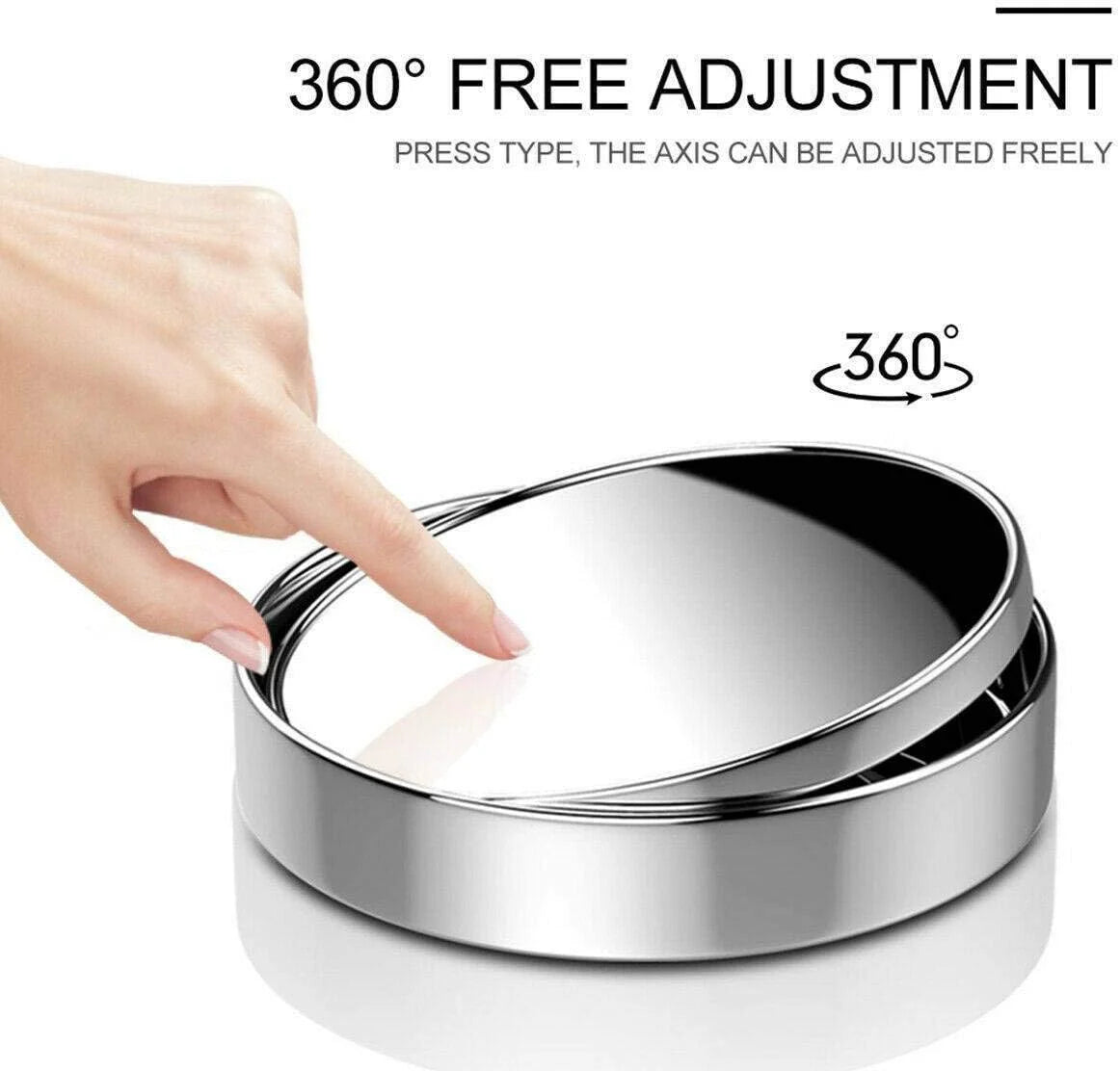 360° Adjustable Blind Spot Mirror (Car Combo Pack)