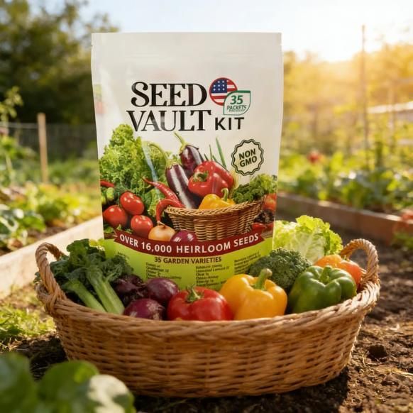 Heirloom Veggie Seed Kit 35 Pack
