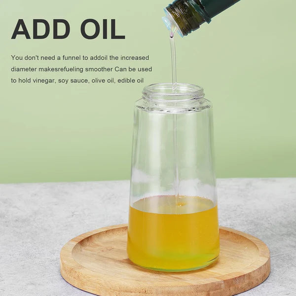 2-in-1 Oil Dispenser - Glass, Spray and Pour Design